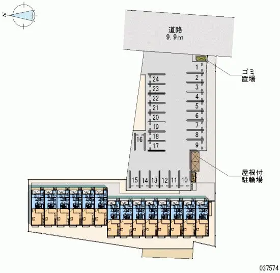 ★手数料０円★袋井市延久 月極駐車場